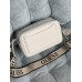 Сумка жіноча бежевий стьобаний Guess Гесс крос-боді