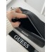 Сумка жіноча чорний стьобаний Guess Гесс крос-боді