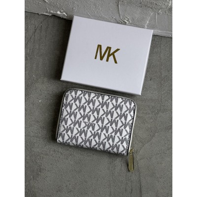 Гаманець Michael Kors, Майкл Корс жіночий міні з логотипом білий