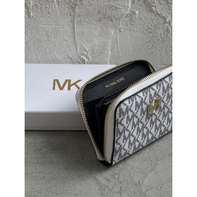Гаманець Michael Kors, Майкл Корс жіночий міні з логотипом білий