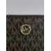 Гаманець Michael Kors, Майкл Корс жіночий міні з лого коричневий
