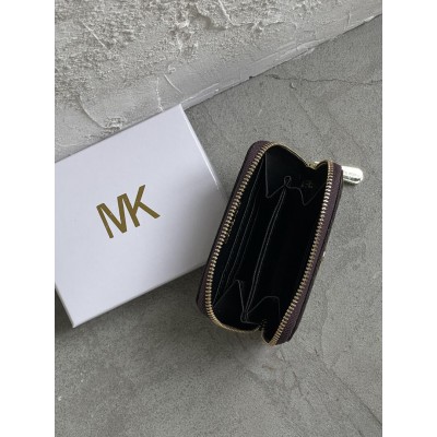 Гаманець Michael Kors, Майкл Корс жіночий міні з лого коричневий