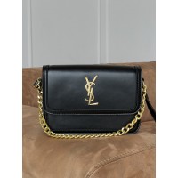 Жіноча сумка Yves Saint Laurent Solferino YSL Ів Сен Лоран чорний клатч