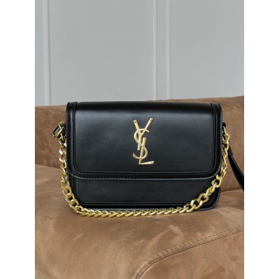 Жіноча сумка Yves Saint Laurent Solferino YSL Ів Сен Лоран чорний клатч Жіноча сумка Yves Saint Laurent Solferino YSL Ів Сен Лоран чорний клатч