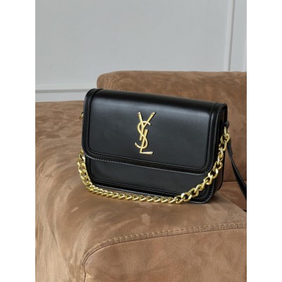Жіноча сумка Yves Saint Laurent Solferino YSL Ів Сен Лоран чорний клатч