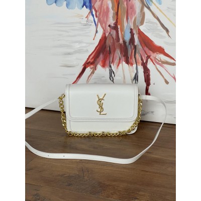 Жіноча сумка Yves Saint Laurent Solferino YSL Ів Сен Лоран білий клатч