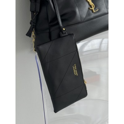 Сумка жіноча Yves Saint Laurent Jamie in Leather чорний шоппер Ів Сен Лоран