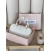 Сумка жіноча Miu Miu Arcadie Leather Bag білий крос боді Міу Міу Medium