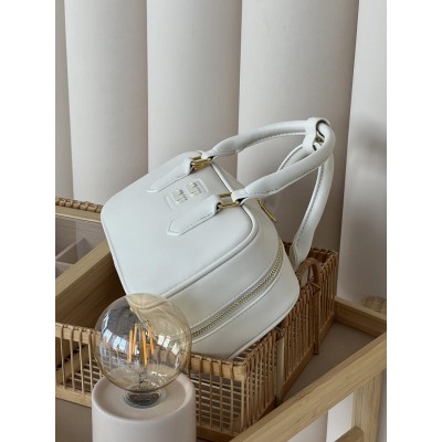 Сумка жіноча Miu Miu Arcadie Leather Bag білий крос боді Міу Міу Medium