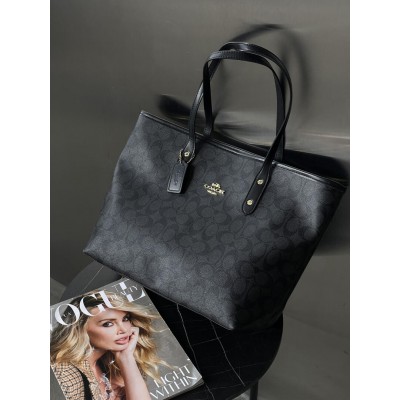 Сумка женская Coach Big size черный классический шопер Коуч Сумка женская Coach Big size черный классический шопер Коуч