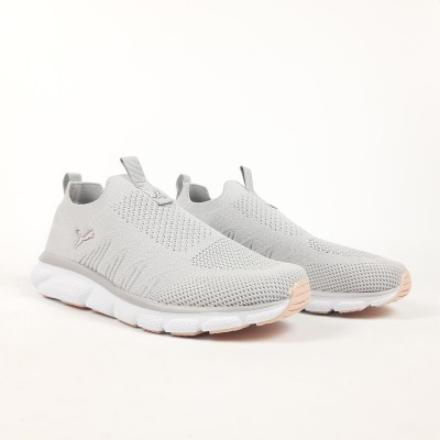Puma Slip-On Knit сліпоны тапкі мокасіни сірі з рожевим, Розмір 40
