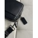Чоловічі сумки COACH GRAHAM CROSSBODY через плече чорний класичний Коуч