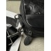 Чоловічі сумки COACH GRAHAM CROSSBODY через плече чорний стьобаний Коуч