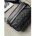 Чоловічі сумки COACH GRAHAM CROSSBODY через плече чорний стьобаний Коуч