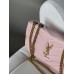 Женская сумка Yves Saint Laurent Loulou  leather bag через плечо розовый Лоран Medium size