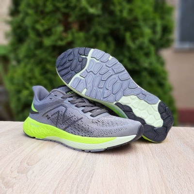 New Balance Fresh Foam 880 серые с салатовым, Размер 44