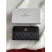 Гаманець Coach Signature Accordion Zip Wallet, Коуч жіночий великий чорний