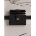 Кошелек женский Coach черный стеганый книжка LUX Коуч
