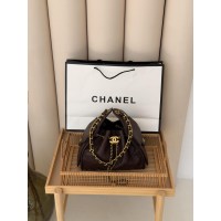 Сумка женская Chanel 25 Small Handbag Premium шоколадный Шанель торба