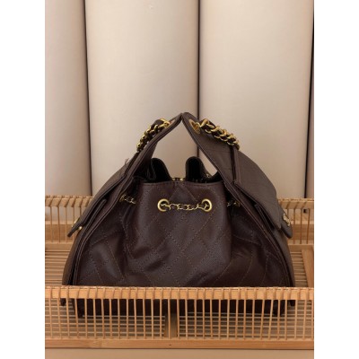 Сумка женская Chanel 25 Small Handbag Premium шоколадный Шанель торба