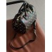 Женская сумка Louis Vuitton Speedy 25 бочонок черный моногам через плечо Луи Виттон