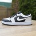 Nike Air Jordan 1 low белые с черным, Размер 36
