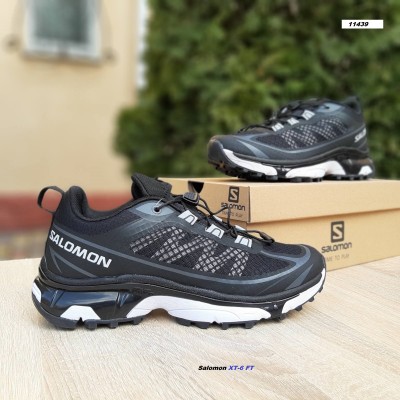 Salomon XT-6 FT чорні з білим, Розмір 43