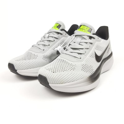 Nike AIR ZOOM серые с салатовым, Размер 44
