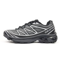Salomon Xt-6 темно сірі на чорній, Розмір 44