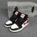 Nike Air Jordan 1 білі з чорним і червоним, Розмір 38