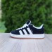 Adidas CAMPUS черные с белым, Размер 44