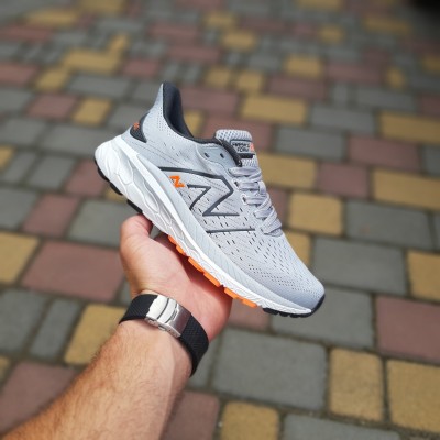 New Balance 860 Серые с оранжевым, Размер 44
