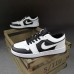 Nike Air Jordan 1 low белые с черным, Размер 36