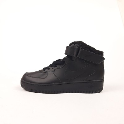 Nike Air Force 1 Mid '07 Triple Black черные высокие, Размер 41 Nike Air Force 1 Mid '07 Triple Black черные высокие, Размер 41