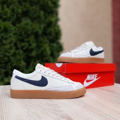 Nike blazer low бежеві на коричневій, Розмір 36