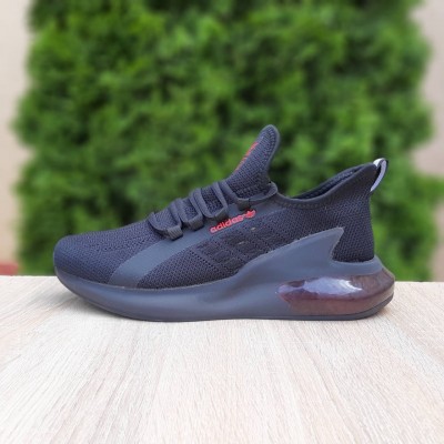Adidas ZX BOOST Черные с красным, Размер 46