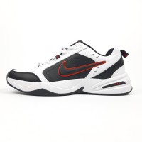 Nike AIR Monarch белые с черным и красным кожа Великаны, Размер 37