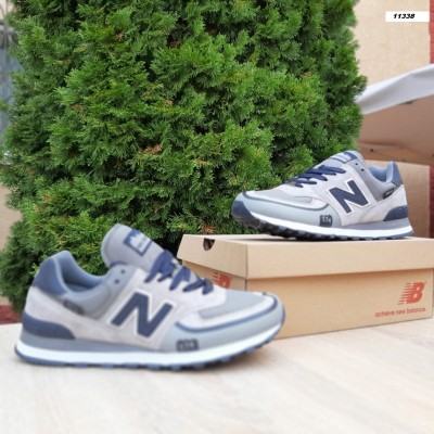New Balance 574 сірі сіра пятка, Розмір 43