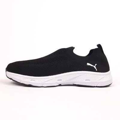 PUMA тапкие мокасины слипоны черные с белым, Размер 45 PUMA тапкие мокасины слипоны черные с белым, Размер 45