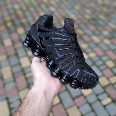 Nike Shox TL Triple Black чорні, Розмір 41
