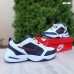 Nike AIR Monarch белые с черным и красным кожа Великаны, Размер 37