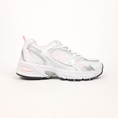 New Balance 530 білі з сріблом та рожевим, Розмір 41 New Balance 530 білі з сріблом та рожевим, Розмір 41