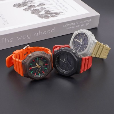Ремешок для Casio G-Shock GA-2100/2110 Orange SI