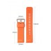 Ремешок для Casio Pro Trek PRW-6900Y Orange SI